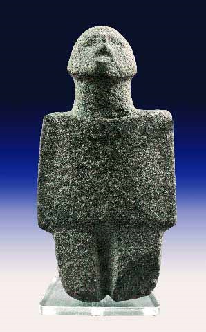Choirokoitia, neolithic stone figurine.